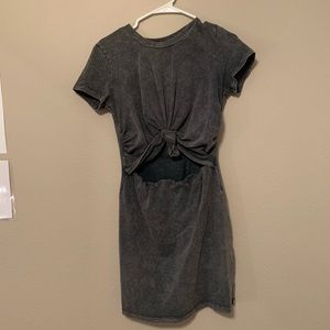 cut-out t-shirt dress